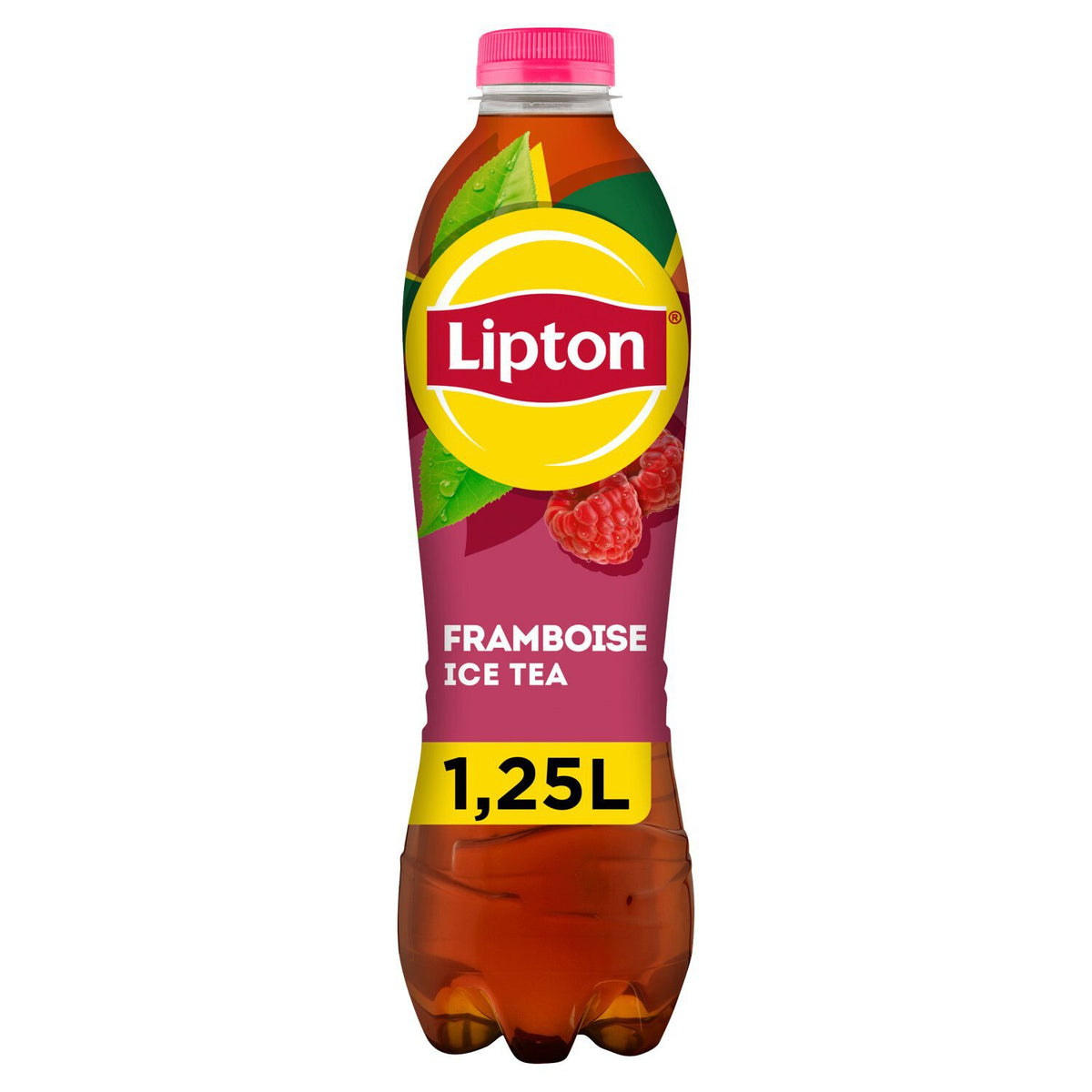 LIPTON Boisson au thé saveur framboise 1,25L E43