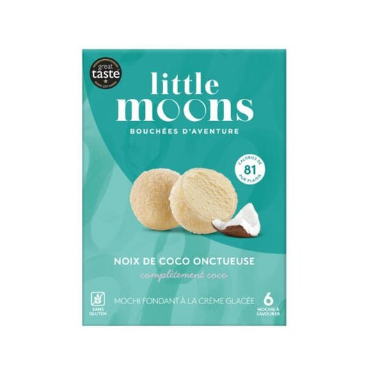 LITTLE MOONS Glace mochis noix de coco -192g — Épicerie française Montréal | Euro-Market