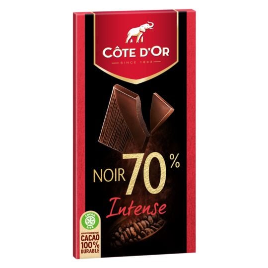 COTE D'OR Intense dark chocolate 70% 100g BBD 09/19/2024 -B31