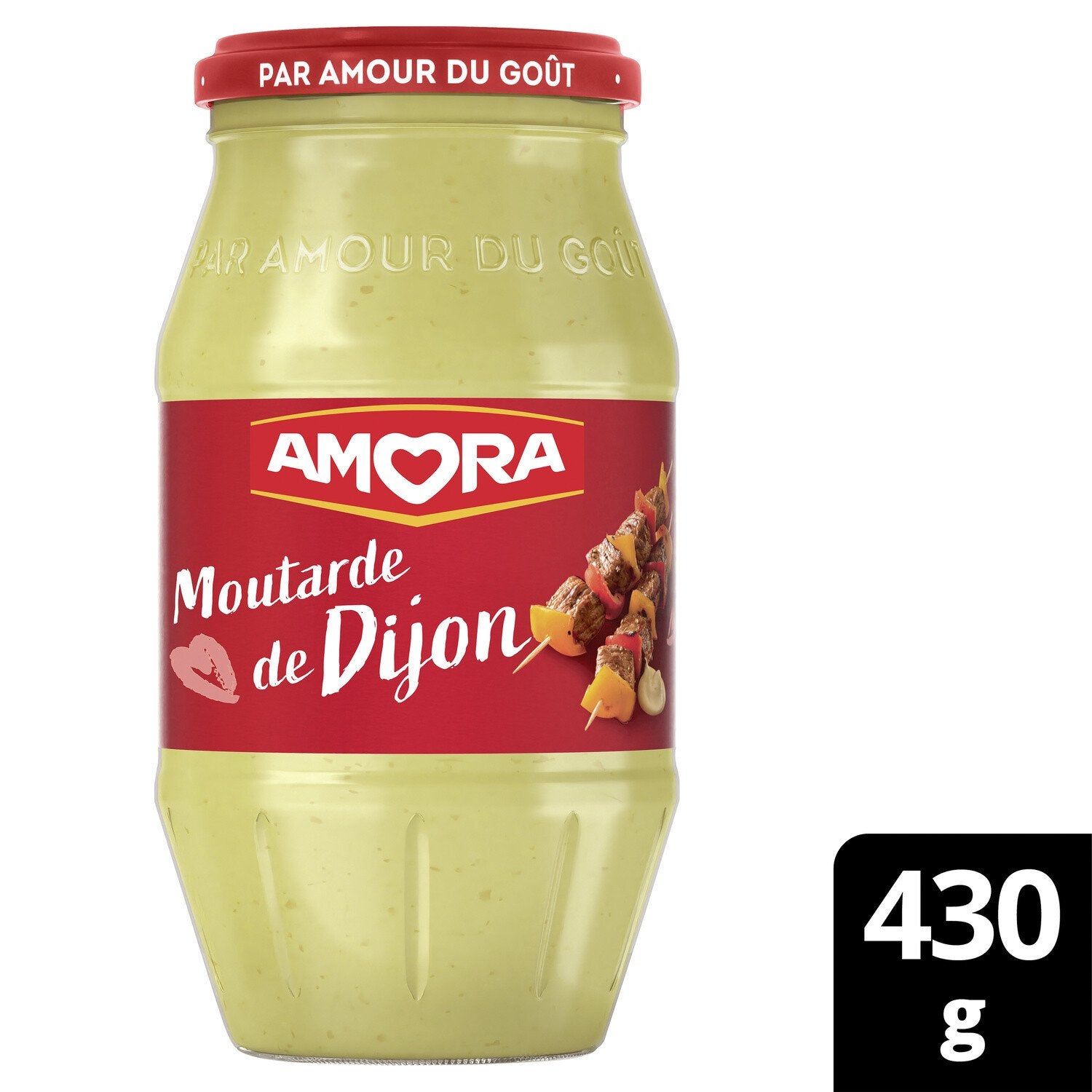 AMORA Moutarde Fine de Dijon L'Originale 430g DLUO27/05/2024 -I94