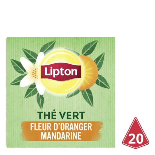 LIPTON Thé vert Fleur d'Oranger & Mandarine 30 g
