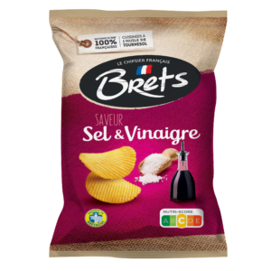 BRET'S Chips saveur Sel et Vinaigre 125g  -CH