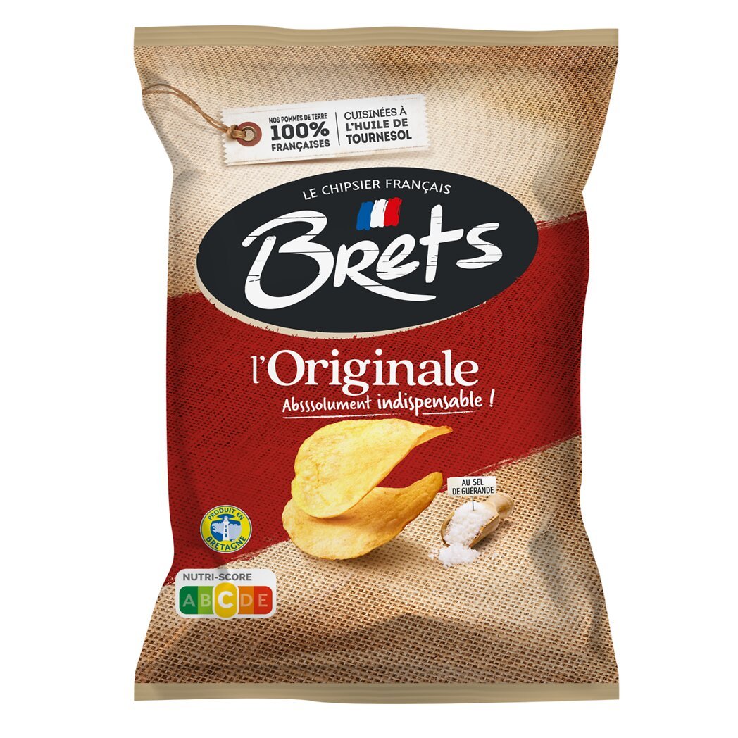 BRETS Chips l'originale au sel de Guérande 125g -CH
