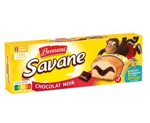 Brossard savane pocket chocolat noir x7 210g DLUO 15/05/24 - A24