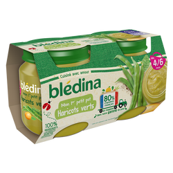 BLEDINA My 1st Little Pot green beans from 4/6 months 2x130g -D13