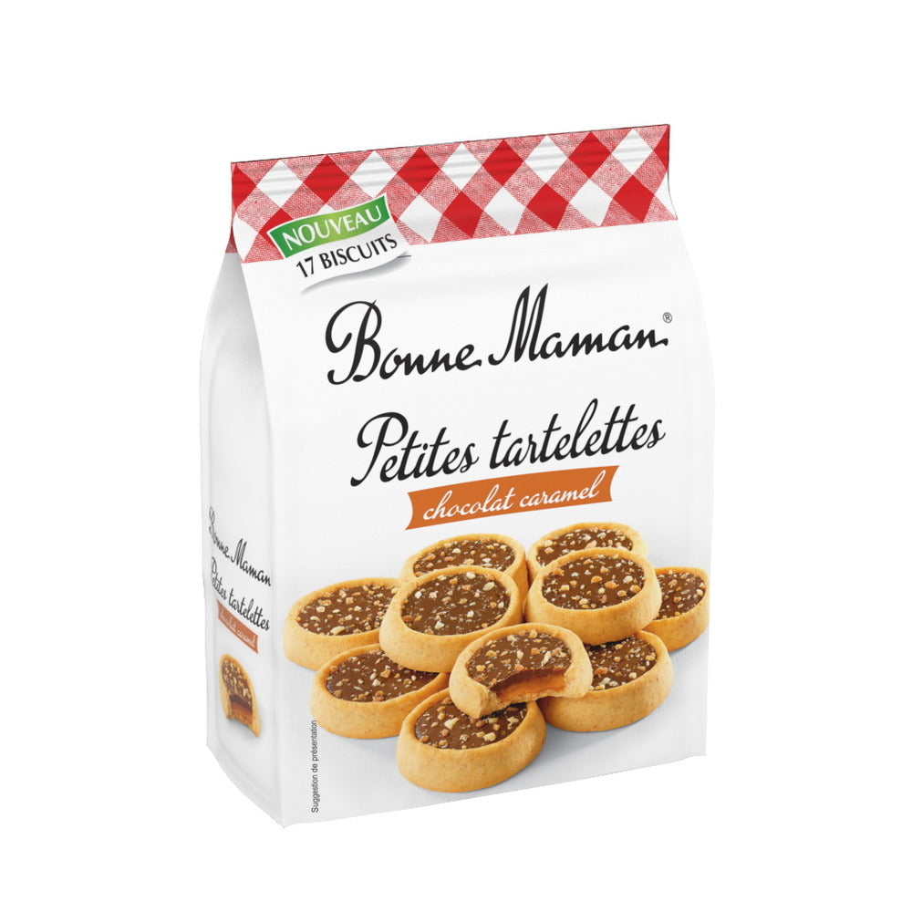 BONNE MAMAN Petites Tartelettes Chocolat et Caramel 250g DLUO 19/05/2024 -E82