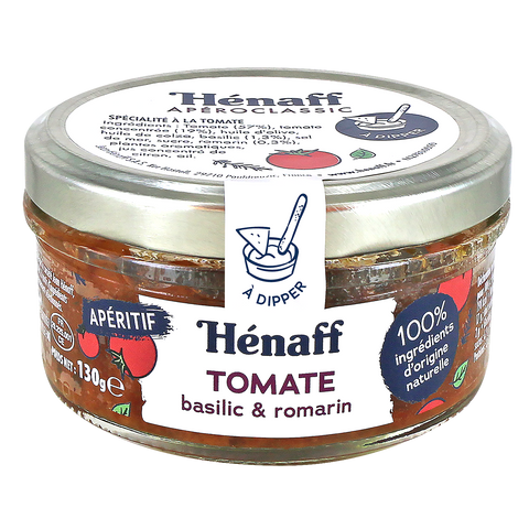 HENAFF Tartinable Tomate basilic et romarin 130 g  -I103