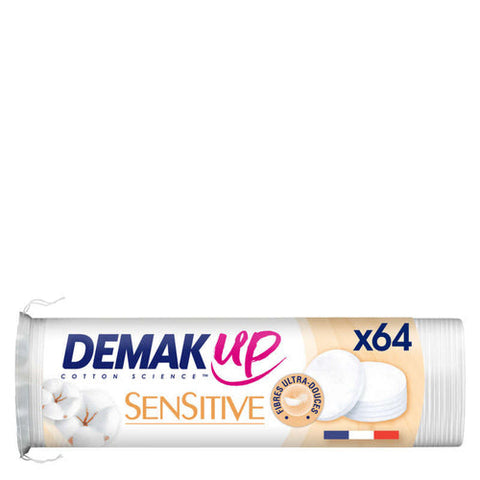 DEMAK UP Demak'Up Cotton to remove make-up Sensitive Discs x64 54g -J80