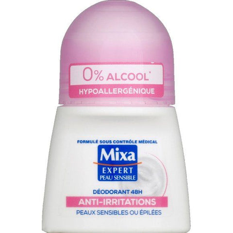 MIXA 48-hour anti-irritation roll-on deodorant