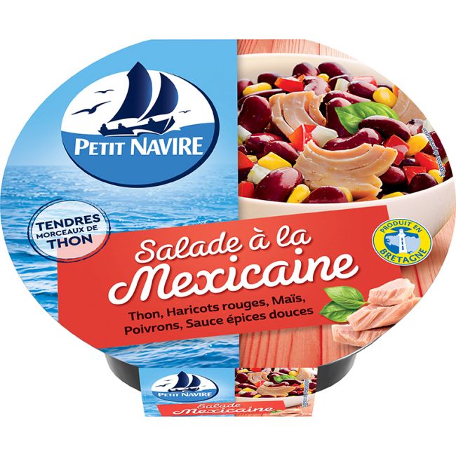 PETIT NAVIRE Salade de thon mexicaine 220g -D14