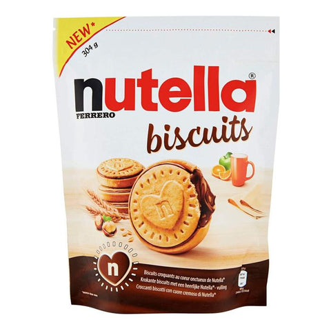 Biscuits Nutella 304g x22 Ferrero en sachet Euro-market Montreal
