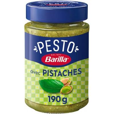 BARILLA Pesto Pistache Et Basilic 190g -G113