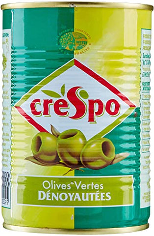 CRESPO Olives vertes denoyautées 1/2 180g -I91