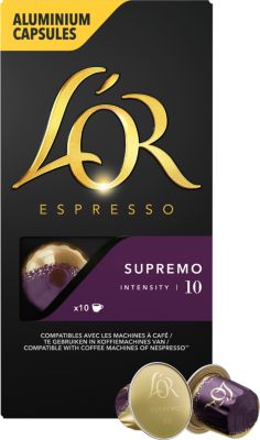 L'OR Café capsules Compatibles Nespresso supremo intensité 10 52 g  -F84