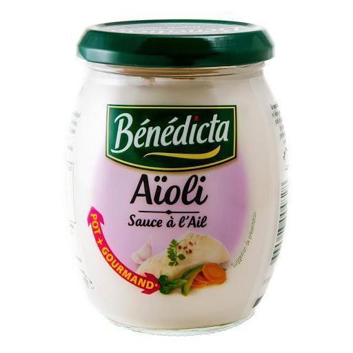 Benedicta Sauce Aioli Boc260g DLUO 30/07/2024 -I113