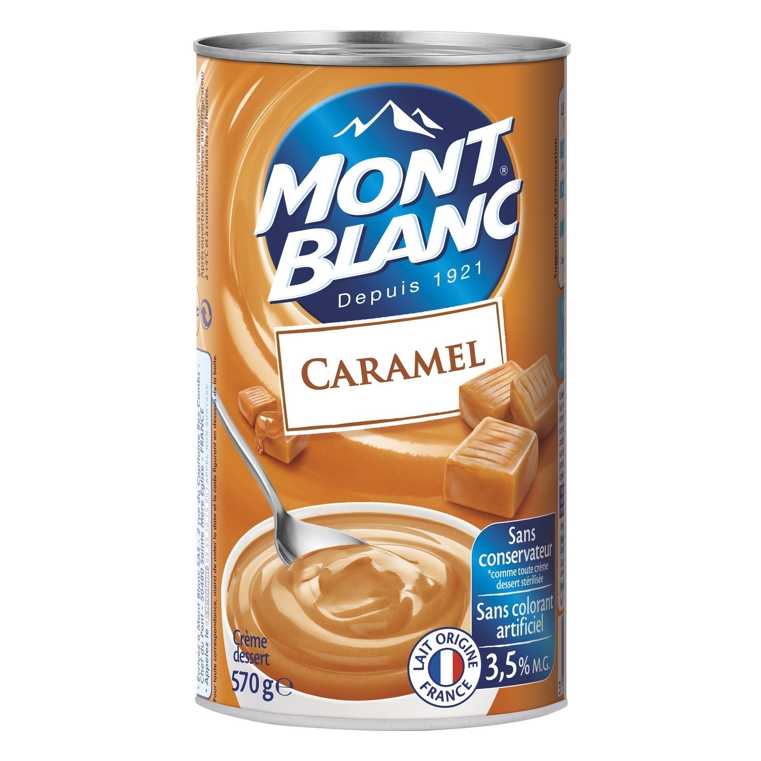 MONT BLANC Crème dessert caramel 570 G  D93/94