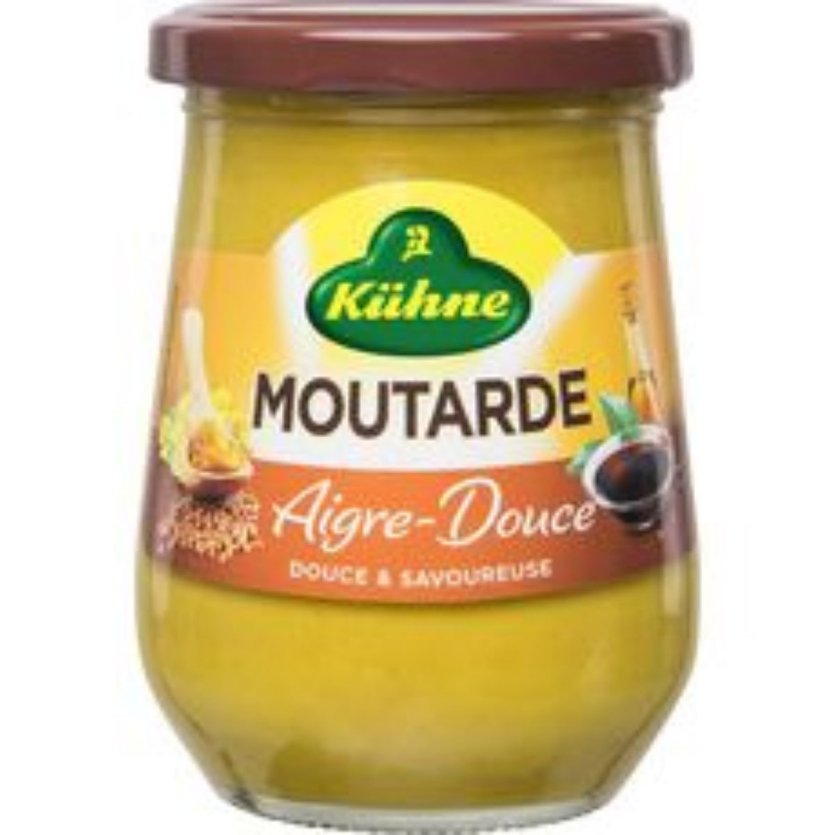 KUHNE Kühne moutarde aigre douce bocal 270g  -I111