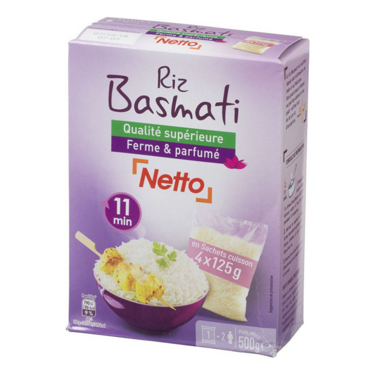 NETTO Riz basmati 4x125g -G81