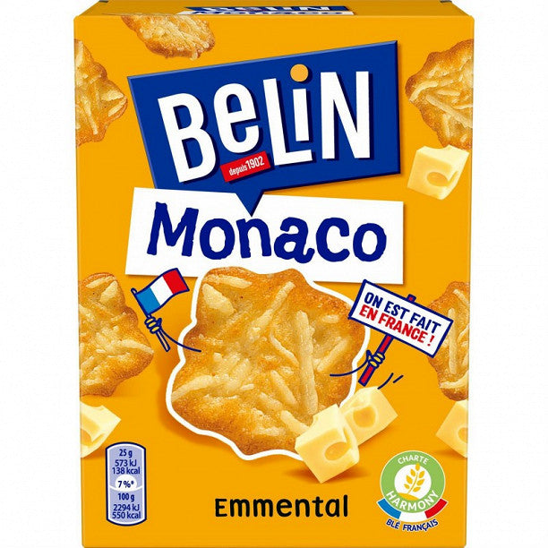 BELIN Crackers Monaco Emmental 100g