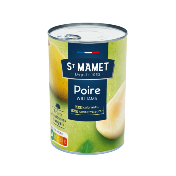 SAINT MAMET Fruits in syrup half Williams pears 225 g I82