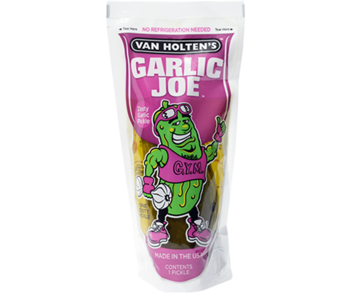 VAN HOLTEN'S Garlic Joe zesty garlic pickle 200g -I91