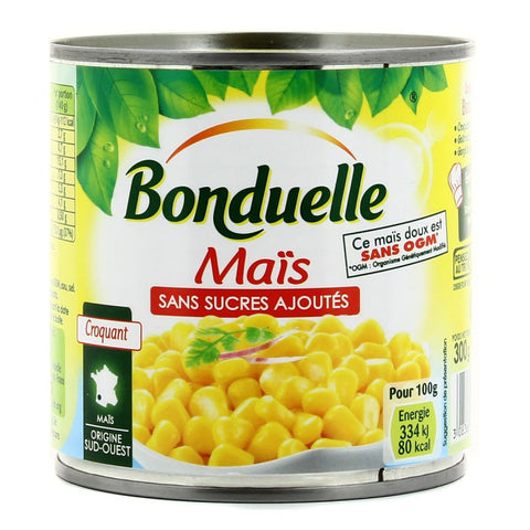 BONDUELLE Maïs Sans Sucre Ajoutés 1/2 285g  -I71