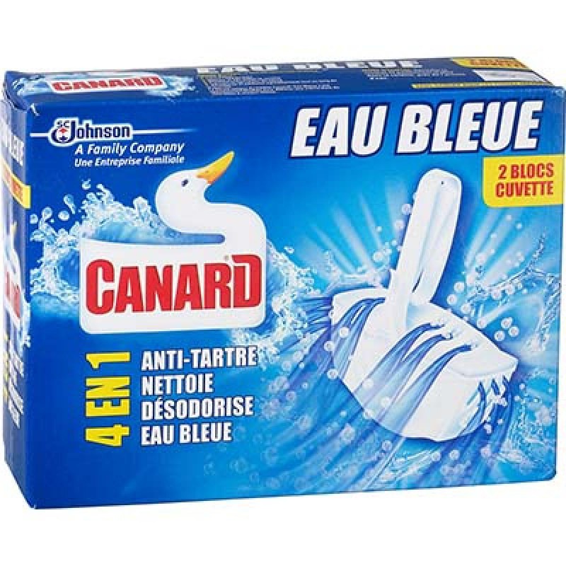 CANARD Bloc WC Eau Bleue 4 en 1  80 g  J53