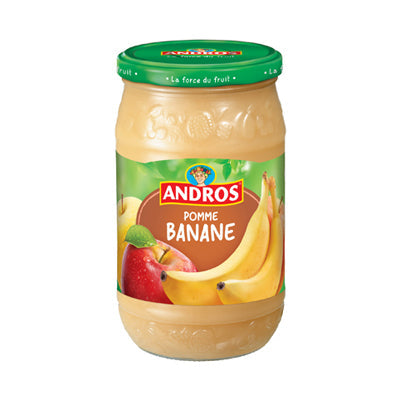 ANDROS Bocal fruitier au pomme banane 750g DLUO 31/12/2024 -D21