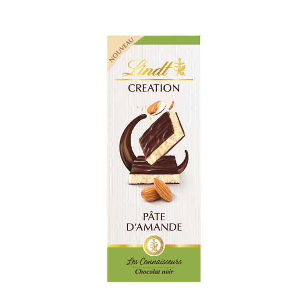 LINDT Création noir pate d'amande 110 g -B51