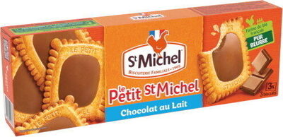SAINT MICHEL Biscuits le petit St Michel petit beurre cœur chocolat 132 g