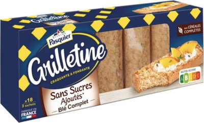 Pasquier Grilletin Galletine Blé Complete without added sugars 255g -e51