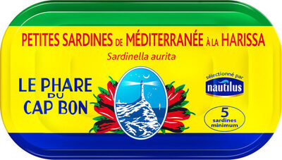 NAUTILUS Petites sardines à la Harissa 125g -C11