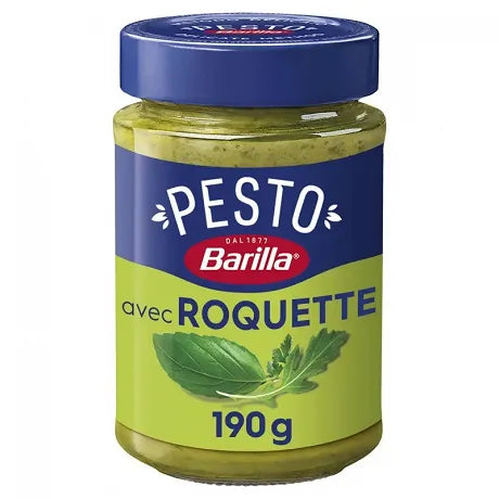 BARILLA Pesto basilic et roquette 190g  -G62