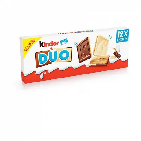 KINDER Duo chocolat lait x12 150g