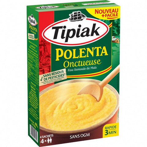 TIPIAK Creamy polenta without pesticides 4x100g