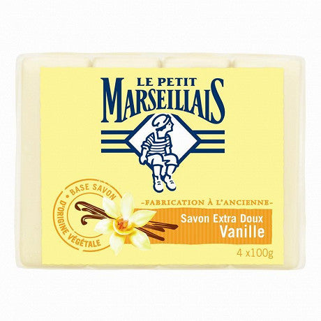 LE PETIT MARSEILLAIS Vanilla Soap 4x100g -J71