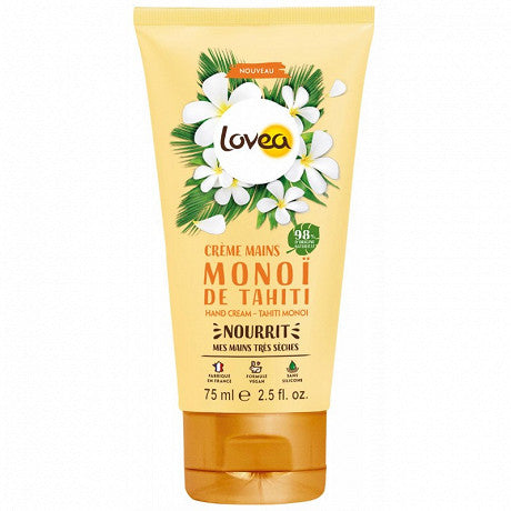 LOVEA Monoï de Tahiti nourishing hand cream for very dry skin 75ml -J73