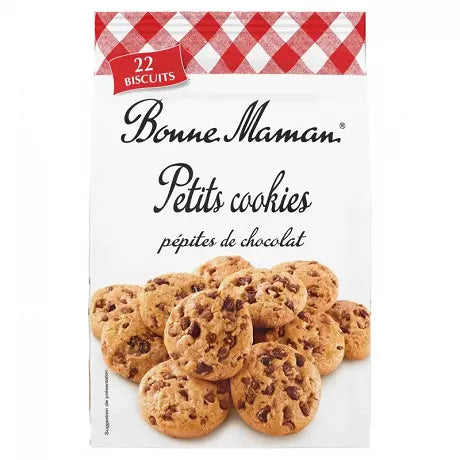 BONNE MAMAN Petits cookies pépites de chocolat 250g DLUO 07/07/2024 -E92