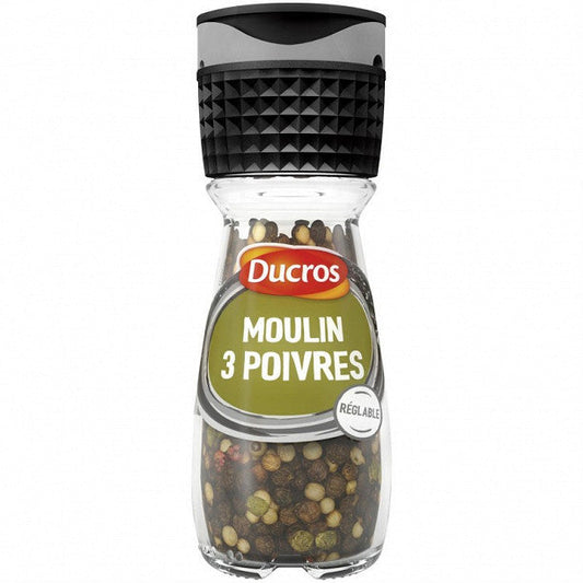 DUCROS Moulin 3 poivres 34g — Épicerie française Montréal | Euro-Market