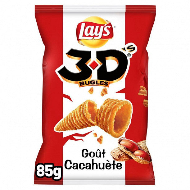 LAY'S 3D's Bugles gout cacahuètes 85g DLUO 01/06/24 - H44