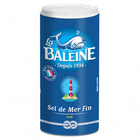 LA BALEINE Fine iodized and fluorinated sea salt 600g jug box -F93