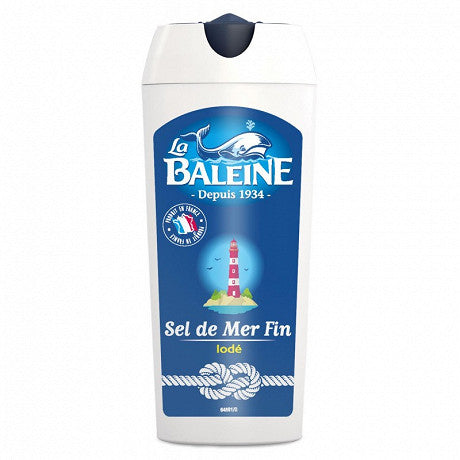 LA BALEINE Salt shaker fine iodized salt 125g