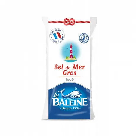 LA BALEINE Coarse iodized sea salt 1kg -F93