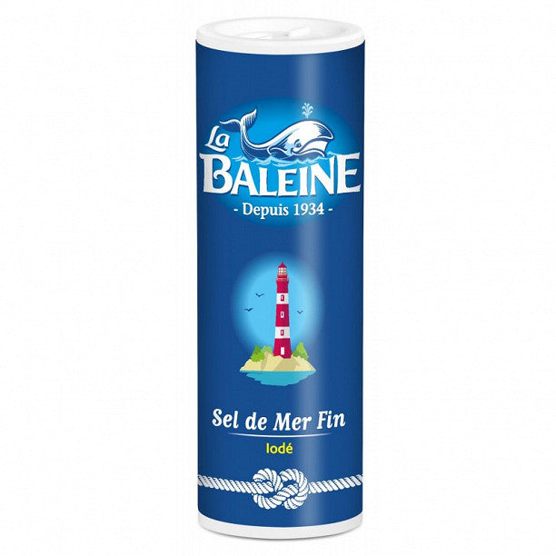 LA BALEINE Sel fin iodé 250g -F103