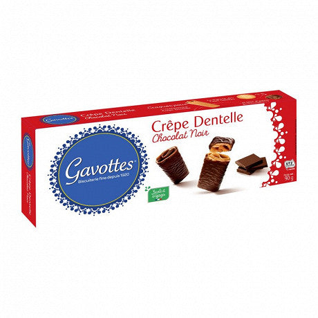 GAVOTTES Dark chocolate lace crepes 90g A62