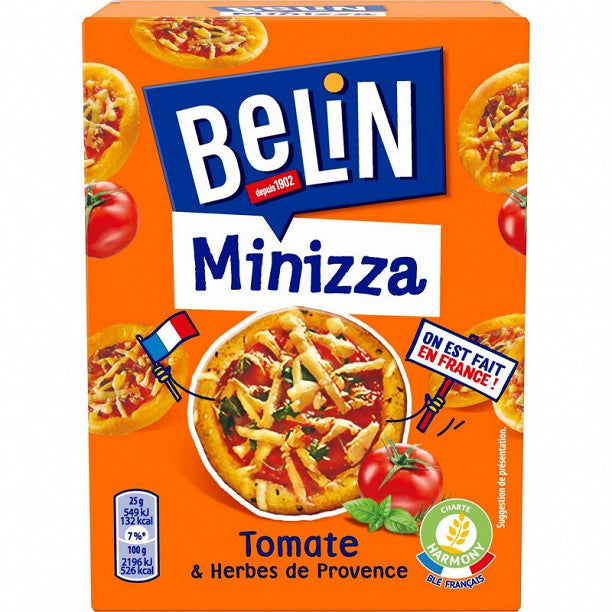 BELIN Crackers Minizza tomate et herbes de Provence 85g DLUO 31/07/2024 - H54/64