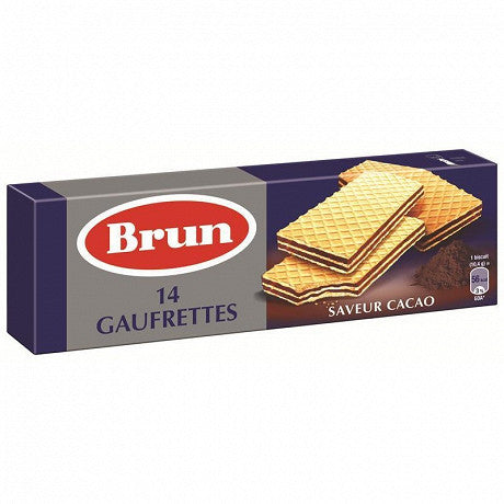 BRUN Gaufrette chocolat 146g  A101 DLUO 17/08/2024 -A101
