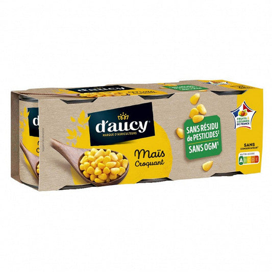 Daucy corn srp ultra crunch 1/4 3x150g -i61