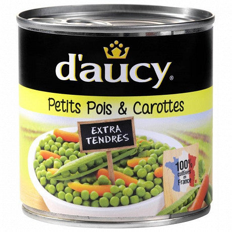 Daucy Petit Pois and Carrots 265g -i11