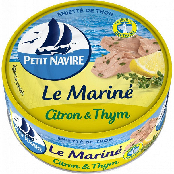 PETIT NAVIRE thon mariné citron & thym 110g C11
